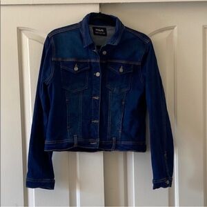 R&B Women's Blue Denim Jacket. Size L